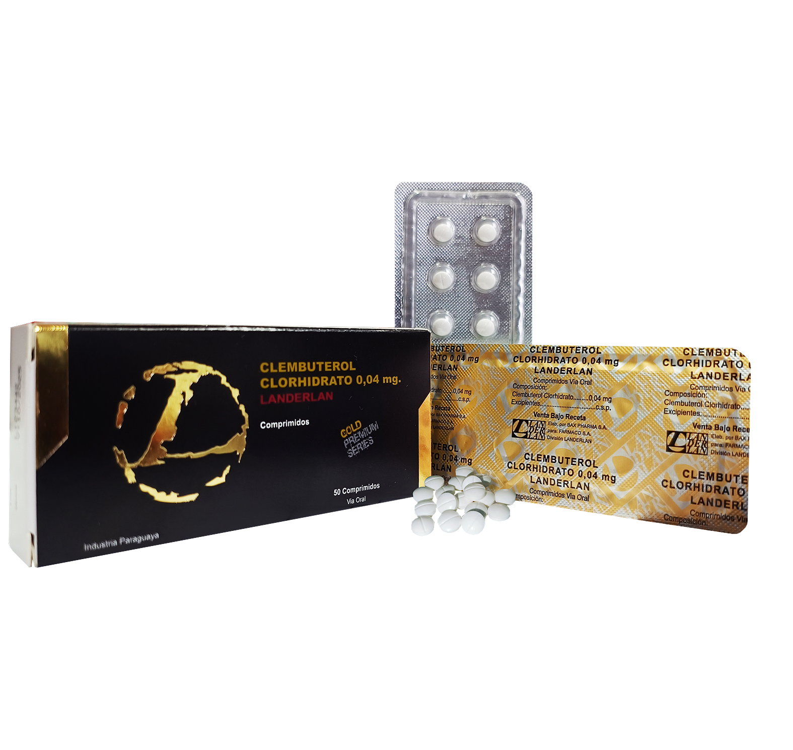 CLEMBUTEROL CLORHIDRATO  X 50 COMPRIMIDOS