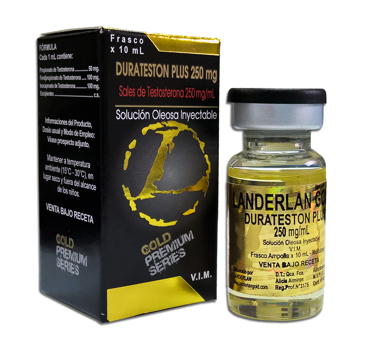 DURATESTON PLUS X 10 ML LANDERLAN GOLD