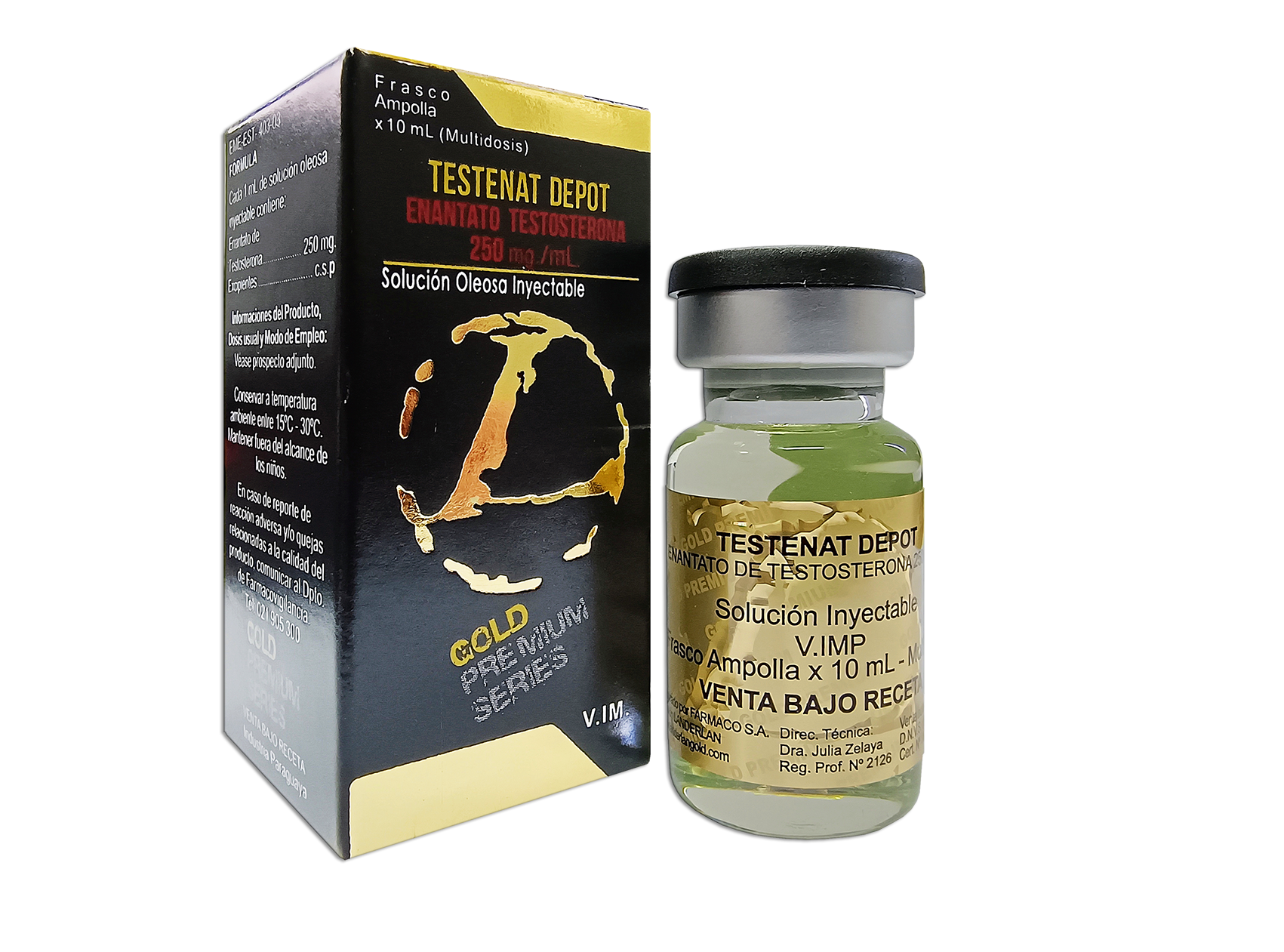 TESTENAT DEPOT X 10 ML LANDERLAN GOLD